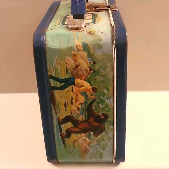 Vintage- Alladin 1978- Six Million Dollar Man Lunch Box with Thermos - Picture 5 of 16